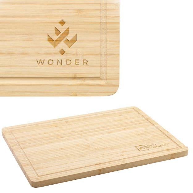 bamboe xl snijplank met rondlopende groef