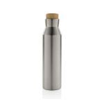 gaia rcs-recyclede rvs thermosfles 600 ml - zilver
