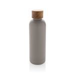 wood rcs recycled rvs thermosfles 500 ml - grijs