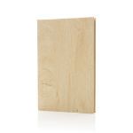 kavana notitieboek met houtprint a5 - beige