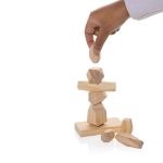 ukiyo crios houten balanceerstenen in zakje