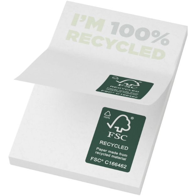 gerecyclede sticky notes 50 x 75 mm 100 bl custom