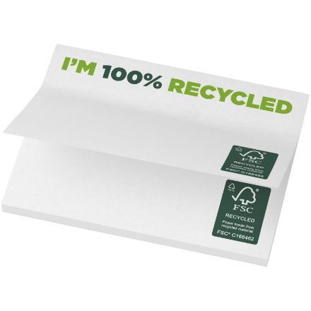 gerecyclede sticky notes 100 x 75 mm 25 blaadjes