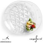 sagaform acryl picknick groot bord set van 2 &osla