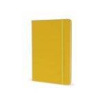 a5-notitieboek van pu met fsc-pagina's - geel