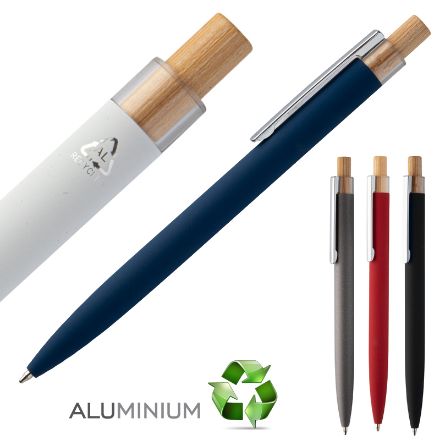 balpen boshly gerycleerd aluminium blauwschrijvend