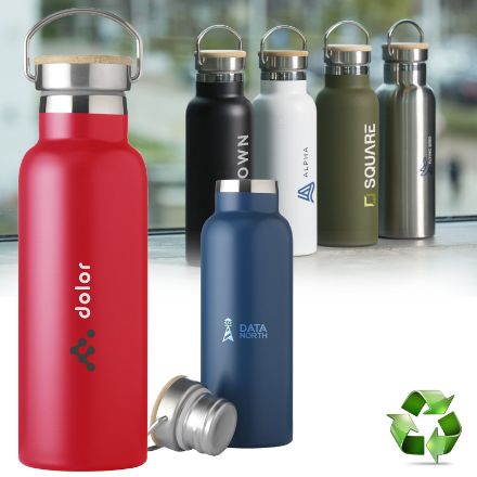 nordvik recycled rvs 500 ml drinkfles