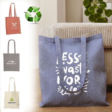 boodschappen tas van gerecycleerd canvas 280 g/m2