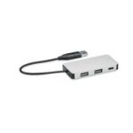 aluminium usb hub 3 poorten