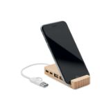 bamboe usb hub 4 poorten