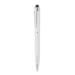 stylus balpen van recycled aluminium blauwe inkt