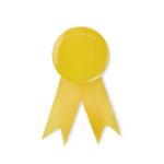 tinnen speld met clip en lint