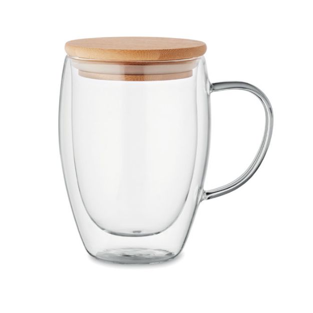 dubbelwandige mok borosilicaat tirol 300 ml