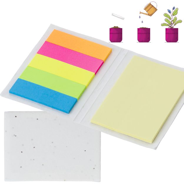 papieren plaknotities zaadpapier patricia