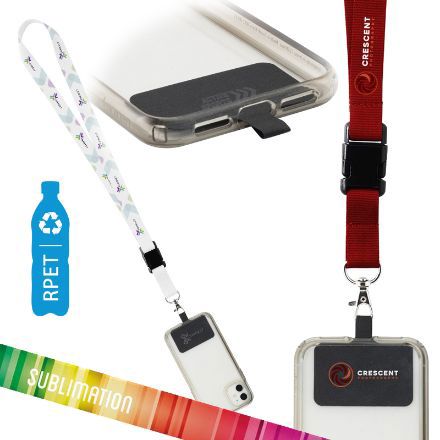lanyard sublimatie buckle rpet 2 cm patch keycord