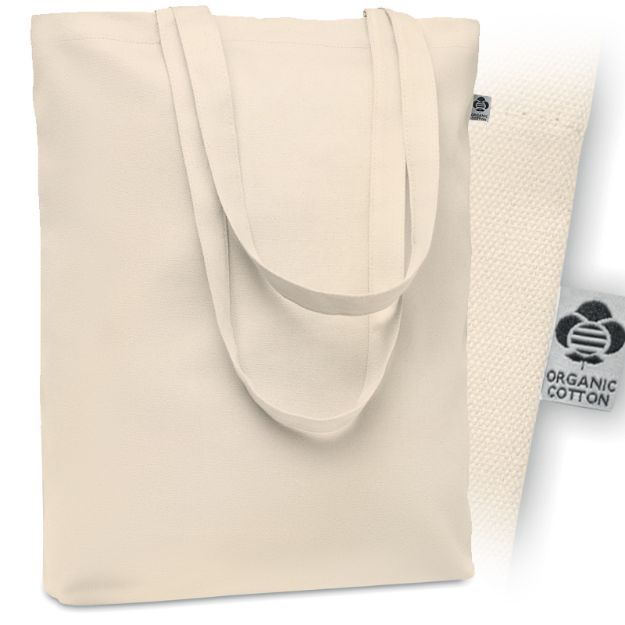 organisch katoenen boodschappentas 270 gr/m²