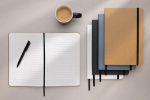 craft a5 recycled kraft en steenpapier notitieboek