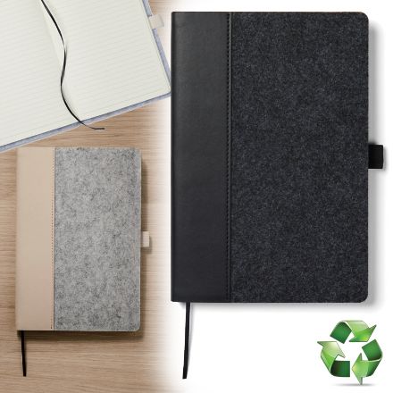 vinga albon recycled vilt a5 notitieboek