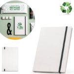 a5-notitieblok van gerecyclede melkverpakkingen