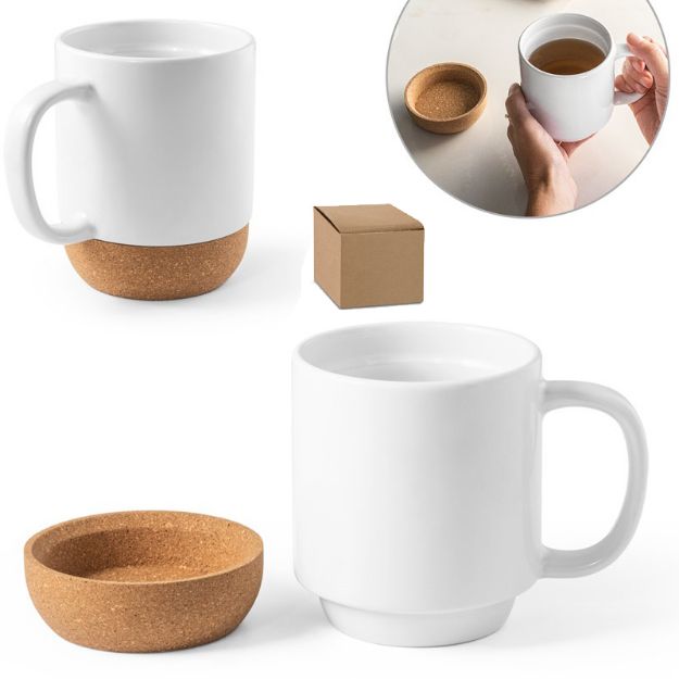 rory sub. keramische mok met kurkbodem 410 ml