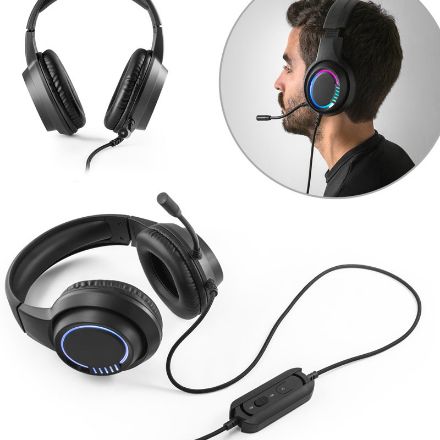 thorne headset rgb. gamingheadset met microfoon