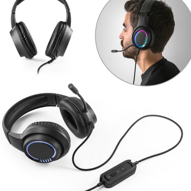 thorne headset rgb. gamingheadset met microfoon