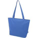 panama grs gerecyclede draagtas met rits 20 l - blauw
