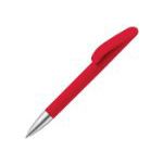 balpen slash soft touch recycled abs blauwe inkt - rood