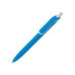 balpen click softtouch recycled abs blauwe inkt - blauw