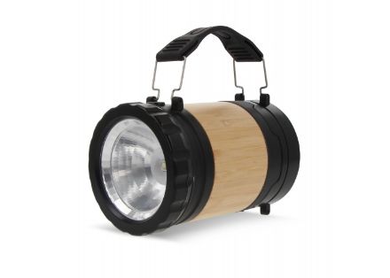 zaklamp abs en bamboe lamp en zaklamp