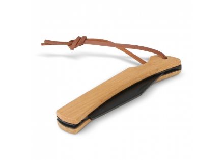 opvouwbaar zakmes van bamboe