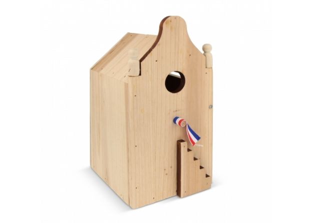 houten vogelhuisje fsc
