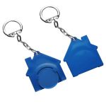 winkelwagenmuntje 1€ in houder en met ketting