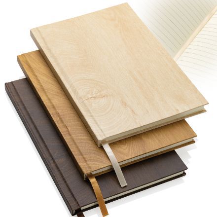 kavana notitieboek met houtprint a5