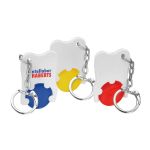 winkelwagenmuntje 1€ in houder met tandvorm