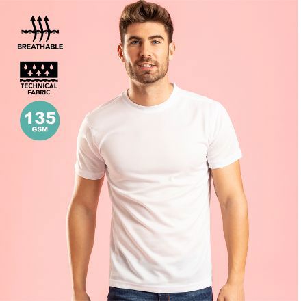 t-shirt volwassene 100% polyester 135 gr/m2
