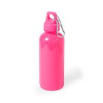 bidon fusco met karabijnhaak 600 ml. - fuchsia