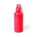 bidon fusco met karabijnhaak 600 ml. - rood