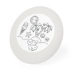 frisbeetarwe stro met 6 stiften ashen