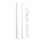 herbruikbaar en uitschuifbaar rvs rietje