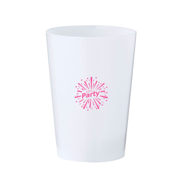 beker meerkleurige led lichtjes armos 340 ml