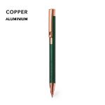 pen aluminium-koper jumbo vulling blauwe inkt