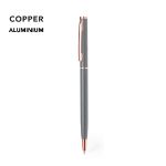 pen aluminium-koper noril blauwschrijvend