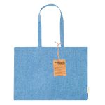 tas recycled katoen bonillo - blauw