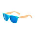 zonnebril met spiegeleffect ferguson uv400 - licht blauw