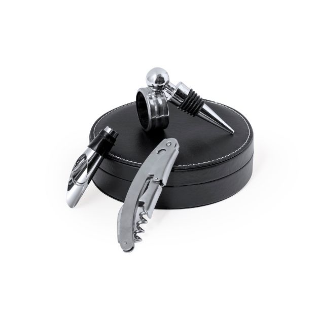 wijnset roestvrij staal albion 4 accessoires