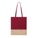 katoenen tas jute suelva - bordeaux