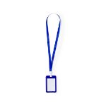 badge polyester lanyard met pvc venster fleck