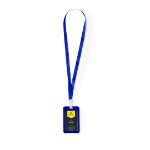 badge polyester lanyard met pvc venster fleck