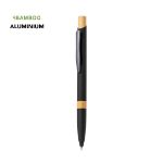 aluminium pen met jumbo vulling lant blauwe inkt
